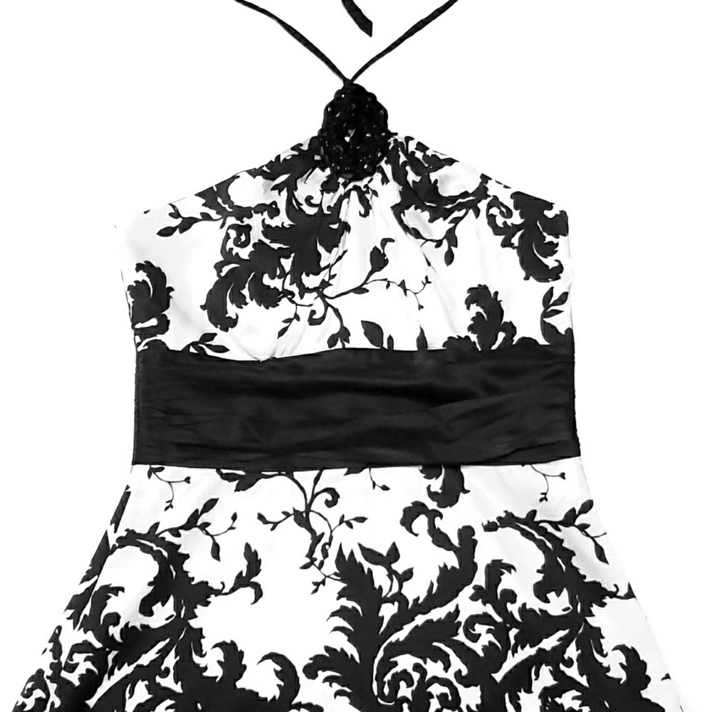 White House Black Market Halter Jeweled Top